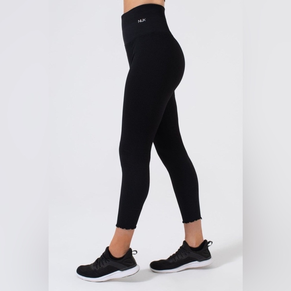 NUX Women's Black High-Waisted Leggings NWOT